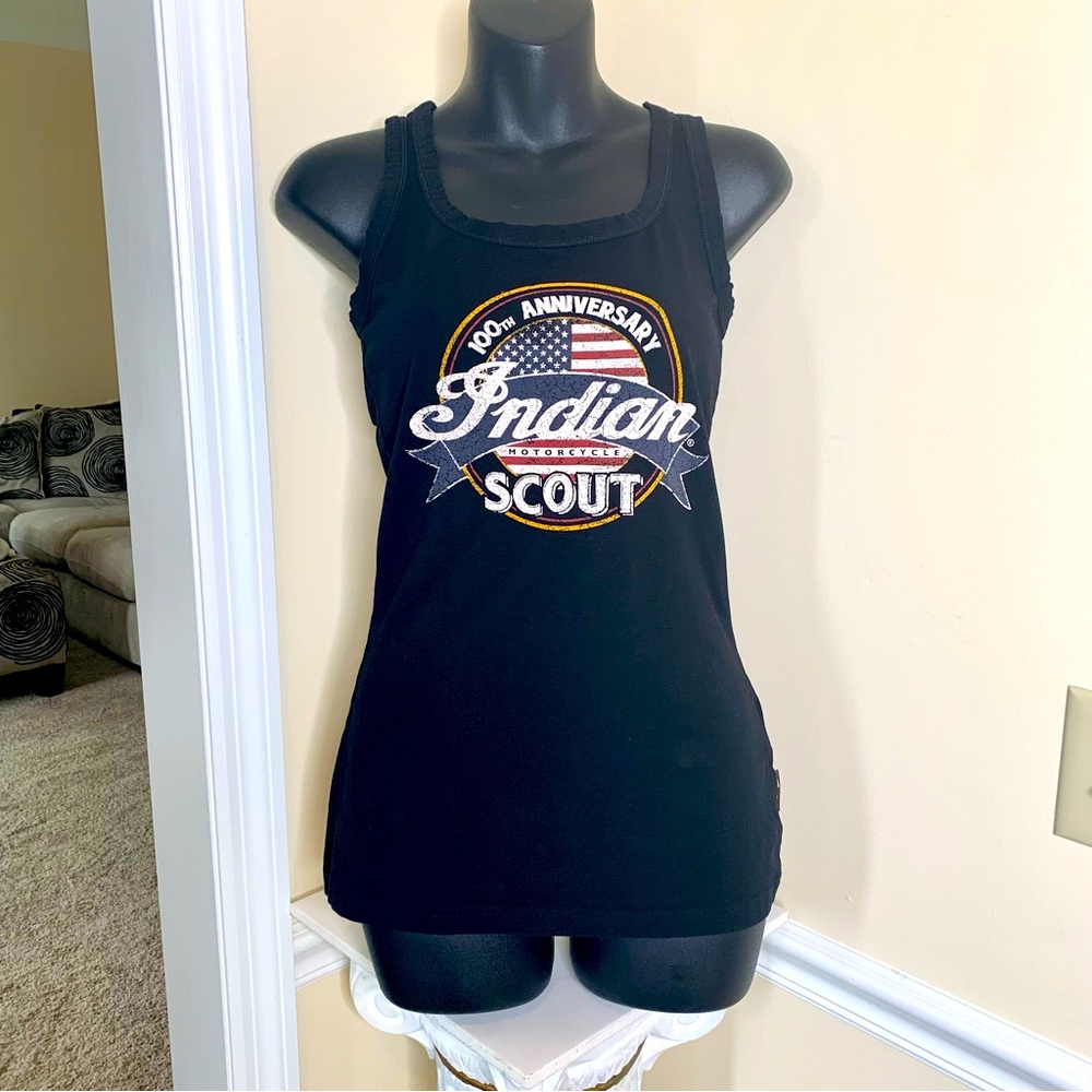 Indian Motorcycle Bodycon tank top, size XS